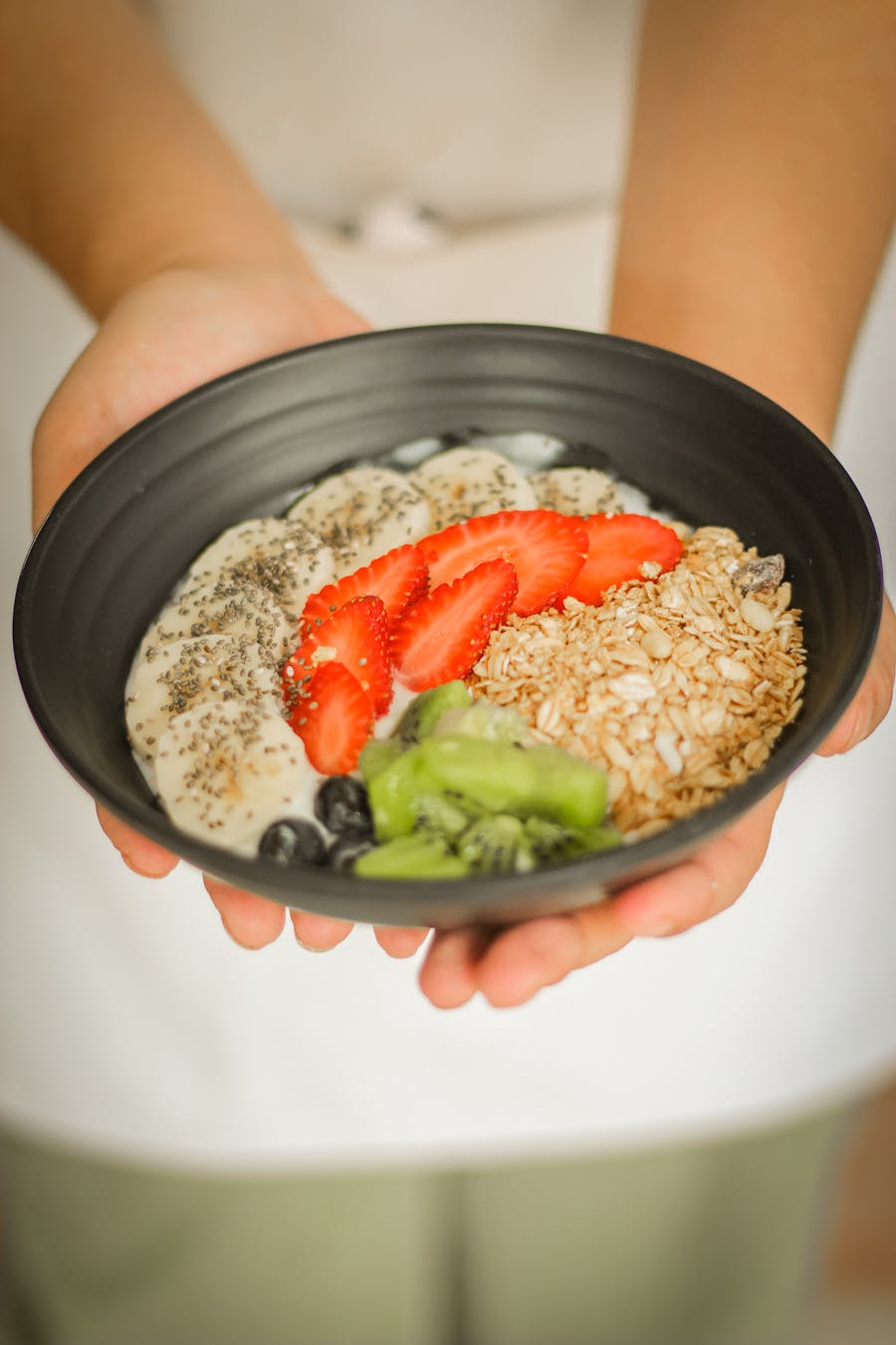 Yogurt cups with honey and nuts