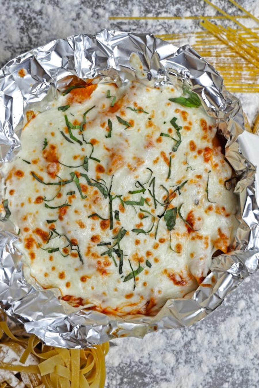 Baked gnocchi gratin