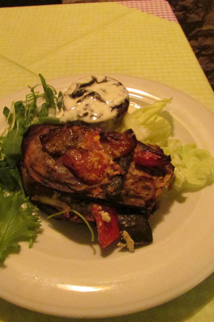 Vegetable lasagna bake