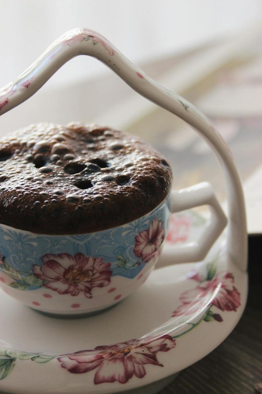 Cocoa mug cake