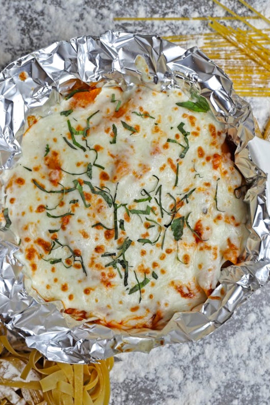 Creamy zucchini baked pasta