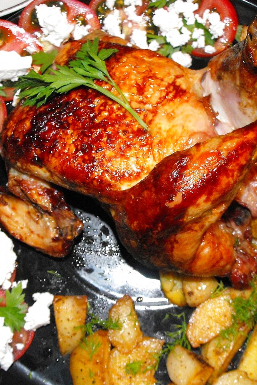 Mediterranean skillet chicken