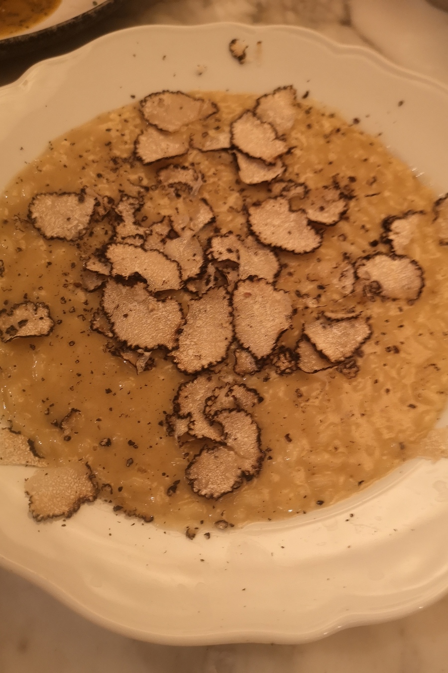 Creamy mushroom risotto