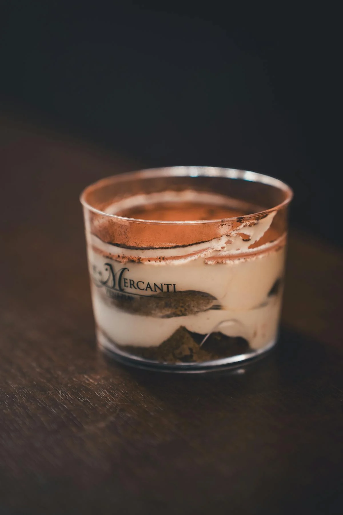 Tiramisu in a glass